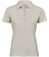 T145 145 Tee Jays Ladies Luxury Stretch Polo Shirt Cement colour image